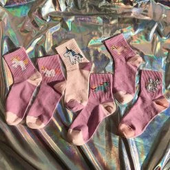 Unzzy Cute Unicorn Socks KF90120