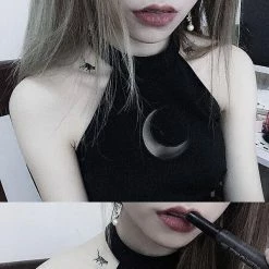 Unzzy HOT SALE Moon Openwork Dress KF30287