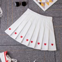 Unzzy High Waist Pleated Skirt KF24065