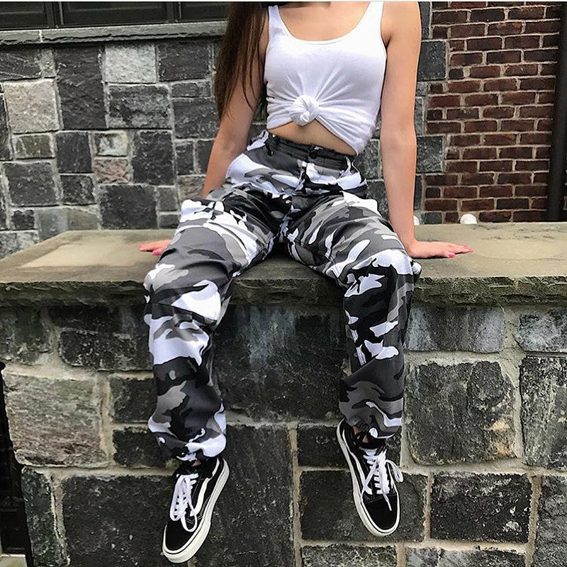 Unzzy Hip Hop Camouflage High Waist Pants KF81110 1 Unzzy Hip Hop Camouflage High Waist Pants KF81110