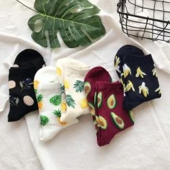 Unzzy Korean Fashion Fruit Cotton Socks KF20035 HOT SALE
