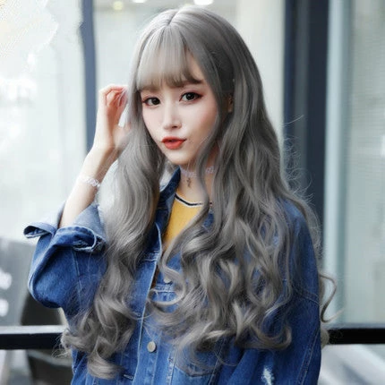 Unzzy HOT SALE Long Roll Big Wave Wig KF80049 5 Unzzy HOT SALE Long Roll Big Wave Wig KF80049