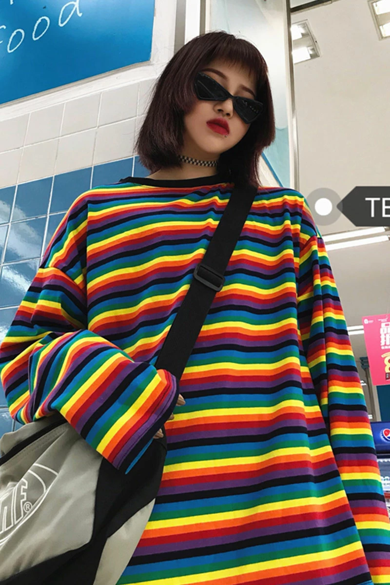 Unzzy Rainbow Sweater KF24006 HOT SALE 6 Unzzy Rainbow Sweater KF24006 HOT SALE