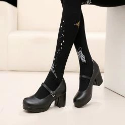 Unzzy HOT SALE Retro High Heels Shoes KF2248