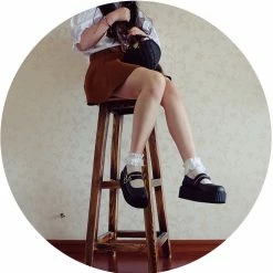 Unzzy HOT SALE Harajuku Zipper Shoes K90612 8 Unzzy HOT SALE Harajuku Zipper Shoes K90612