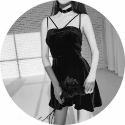 Unzzy Punk Dark Dress KF90193