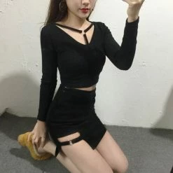 Kashionstyle HOT SALE Kfashion Sexy High Waist Skirt KF80001