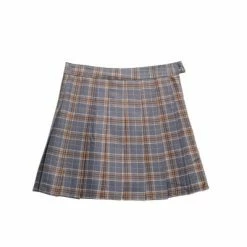 Unzzy High Waist Pleated Skirt KF24056 HOT SALE