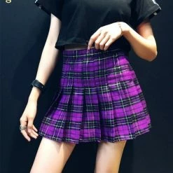 Unzzy Ulzzang High Waist Pleated Skirt KF24105 HOT SALE