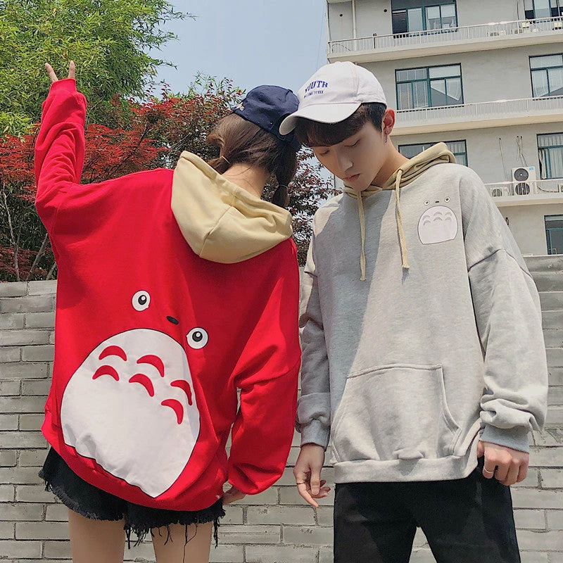 Unzzy Totoro Couple Plus Velvet Sweater KF25063 HOT SALE 6 Unzzy Totoro Couple Plus Velvet Sweater KF25063 HOT SALE