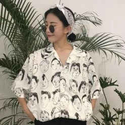 Unzzy Harajuku Graffiti Shirt KF81208 HOT SALE 5 Unzzy Harajuku Graffiti Shirt KF81208 HOT SALE