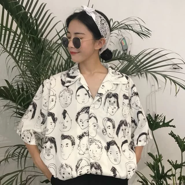 Unzzy Harajuku Graffiti Shirt KF81208 HOT SALE 3 Unzzy Harajuku Graffiti Shirt KF81208 HOT SALE