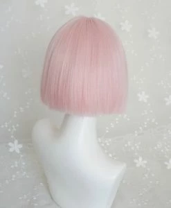 Unzzy Pink Short Hair Wig KF24087