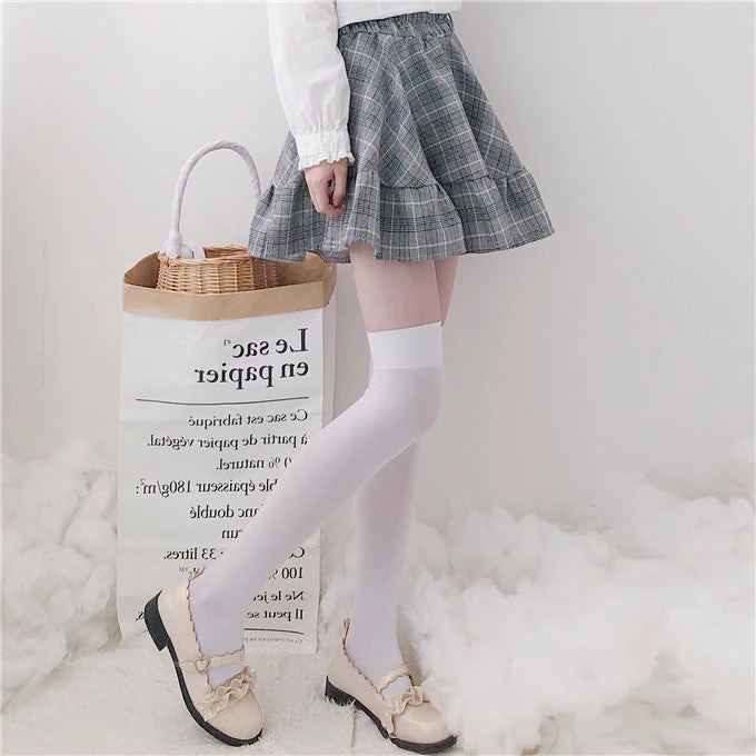 Unzzy HOT SALE Vintage Plaid Skirt KF90435 5 Unzzy HOT SALE Vintage Plaid Skirt KF90435