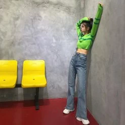 Unzzy Knit Long Sleeve Sweater KF2354 HOT SALE