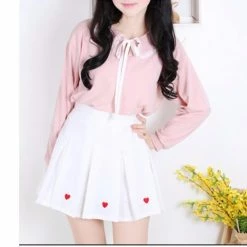Kfashionstyles HOT SALE Heart Border Skirt KF40070