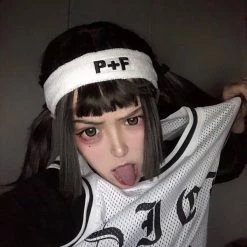 Unzzy HOT SALE Black Long Straight Wig KF90496