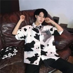 Unzzy Matching Milk Shirt KF80027 HOT SALE 18 Unzzy Matching Milk Shirt KF80027 HOT SALE