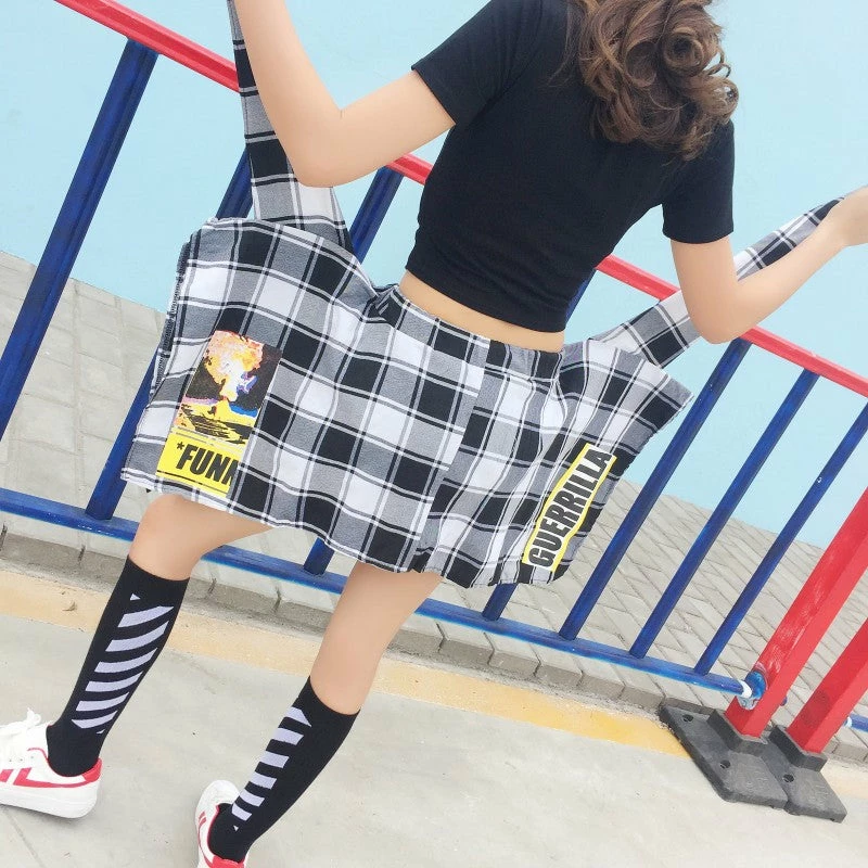 Unzzy HOT SALE Harajuku Irregular Skirt KF90361 2 Unzzy HOT SALE Harajuku Irregular Skirt KF90361