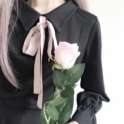 Unzzy Bow Long Sleeve Dress KF2345 13 Unzzy Bow Long Sleeve Dress KF2345