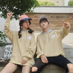 Unzzy Totoro Couple Plus Velvet Sweater KF25063 HOT SALE