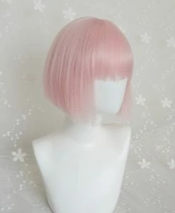 Unzzy Pink Short Hair Wig KF24087