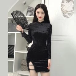 Unzzy Vintage Cheongsam Dress KF90155 10 Unzzy Vintage Cheongsam Dress KF90155