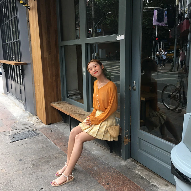 Unzzy HOT SALE High Waist Pleated Skirt KF24054 4 Unzzy HOT SALE High Waist Pleated Skirt KF24054