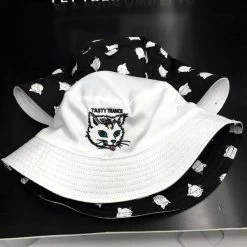 Unzzy Cat Head Black And White Hat KF90546 HOT SALE