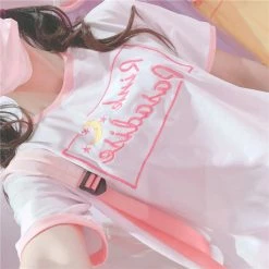 Unzzy Letter Embroidery T-shirt KF90690 HOT SALE