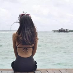 Unzzy One-piece Swimsuit KF90493