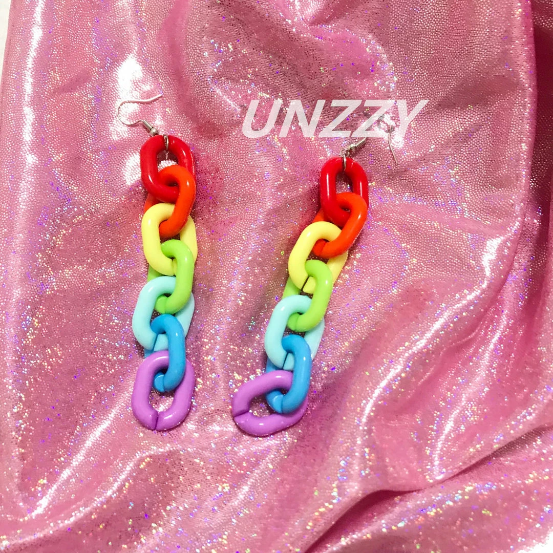 Unzzy HOT SALE Rainbow Stud Earrings KF90554 6 Unzzy HOT SALE Rainbow Stud Earrings KF90554