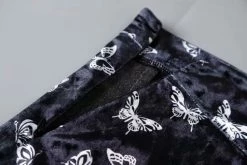Unzzy Dark Butterfly Skirt KF9538
