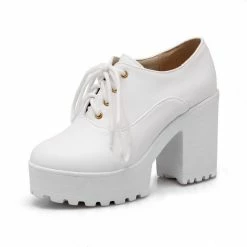 Unzzy Harajuku High-heeled Platform Shoes KF2245 HOT SALE