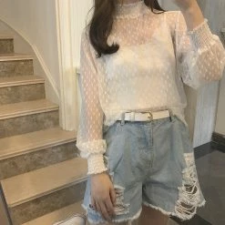 Unzzy Love Lace Top KF9517 HOT SALE