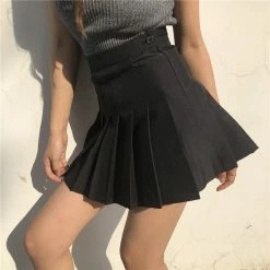 Unzzy HOT SALE High Waist Pleated Skirt KF2348 28 Unzzy HOT SALE High Waist Pleated Skirt KF2348