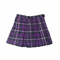 Unzzy Plaid Pleated Skirt KF90410 20 Unzzy Plaid Pleated Skirt KF90410