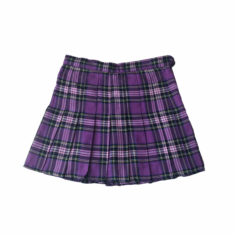 Unzzy Plaid Pleated Skirt KF90410 10 Unzzy Plaid Pleated Skirt KF90410