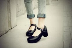 Unzzy Korean Fashion Vintage Ancient Women's Shoes KF214 HOT SALE