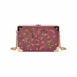 Unzzy Embroidered Stars Shoulder Crossbody Bag KF24012 HOT SALE