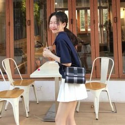 Unzzy High Waist Pleated Skirt KF30212 HOT SALE