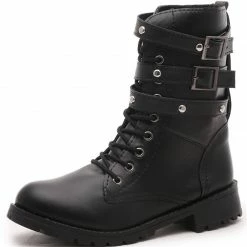 Unzzy Black Boots KF25029 HOT SALE