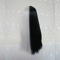 Unzzy Black And White Gradient Wig KF25004 HOT SALE 16 Unzzy Black And White Gradient Wig KF25004 HOT SALE