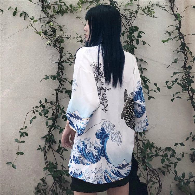 Unzzy Japanese Kimono Sun Protection Clothing KF30369 3 Unzzy Japanese Kimono Sun Protection Clothing KF30369