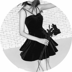 Unzzy Punk Dark Dress KF90193