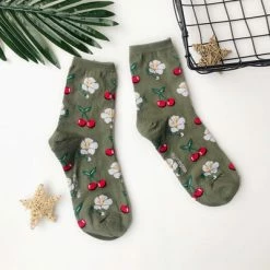 Unzzy Korean Fashion Fruit Cotton Socks KF20035 HOT SALE