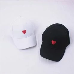 Unzzy Heart-shaped Baseball Cap KF50016