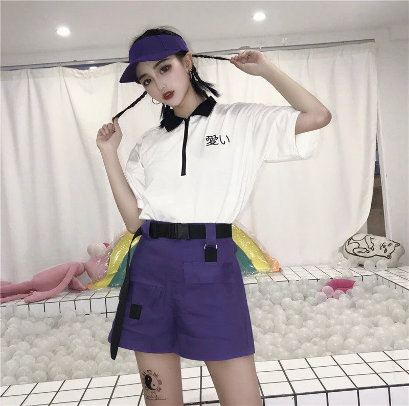 Unzzy Retro Tooling Shorts Pants KF2241 7 Unzzy Retro Tooling Shorts Pants KF2241