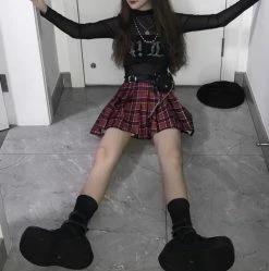 Unzzy High Waist Skirt KF25064 HOT SALE