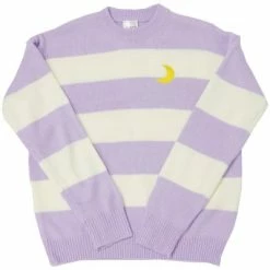 Unzzy Striped Moon Sweater KF2247 HOT SALE